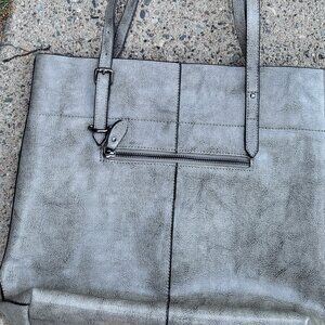 S-Zone Leather Totebag